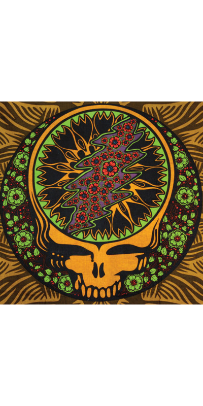 Grateful Dead SYF & Roses Mini Tapestry 30x45 - Art by Chris Pinkerton