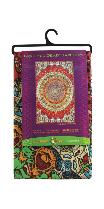 3D Grateful Dead Bear Vibrations Tapestry