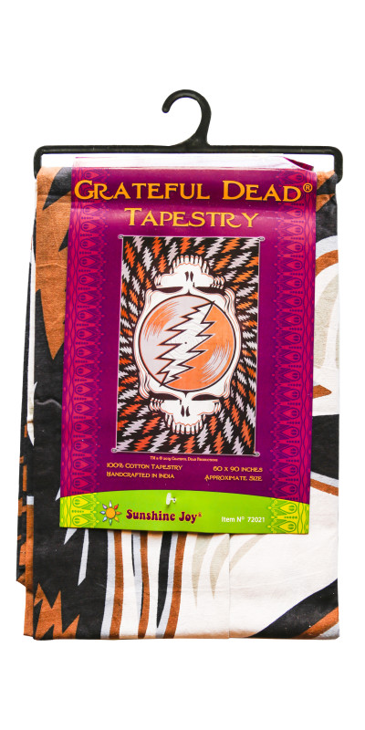 Grateful Dead Spin Your Face Tapestry Earthtones