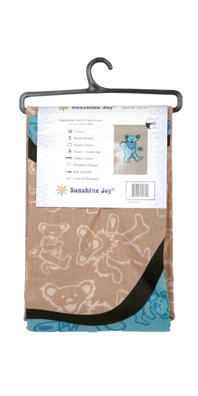 Grateful Dead Dancing Bear Tapestry 52x80