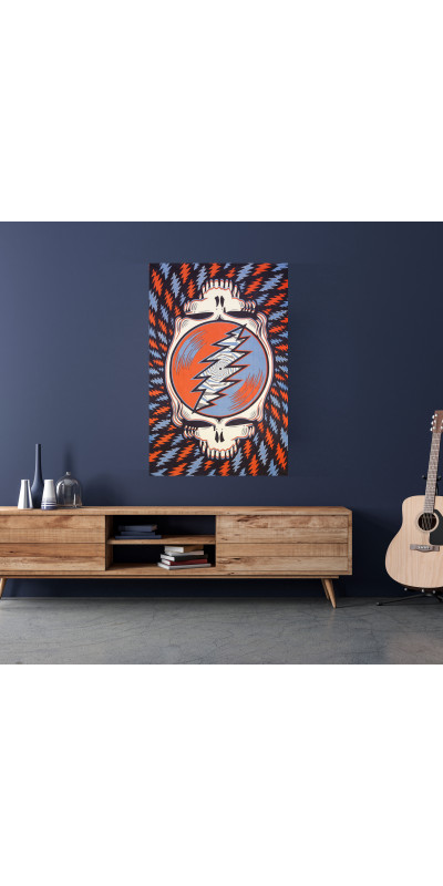 Grateful Dead Spin Your Face SYF Mini Tapestry Red White Blue 30X45 - Art by Taylar McRee **SALE**