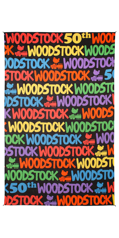 Woodstock 50th Anniversary Linear Logo Tapestry **SALE**