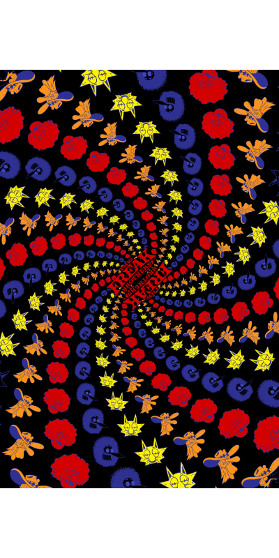 3D Freak Brothers Spiral Tapestry *SALE*