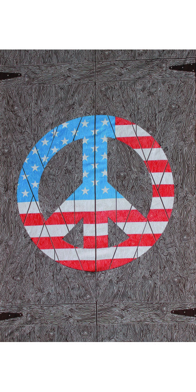 Peace Sign Door Tapestry - Art by Taylar McRee **SALE**