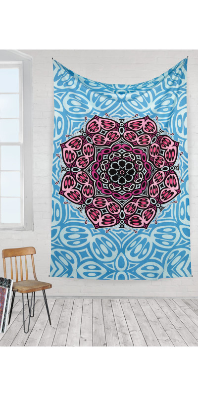 3D Moth Mandala Tapestry - No Packaging