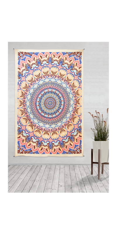 3D Faded Tone Origin Of Life Tapestry - Artwork by Chris Pinkerton **SALE**