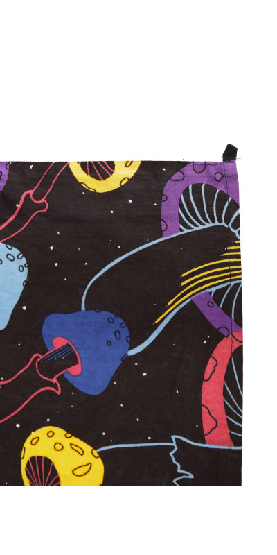 3D Shroom Spiral Tapestry - Art by Dina June Toomey