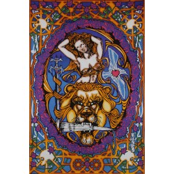 3D Lady Of Carlisle Tapestry 60x90 - Art by Mikio