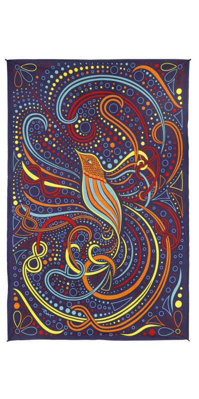 3D Hummingbird Tapestry - Art by Taylor Swope