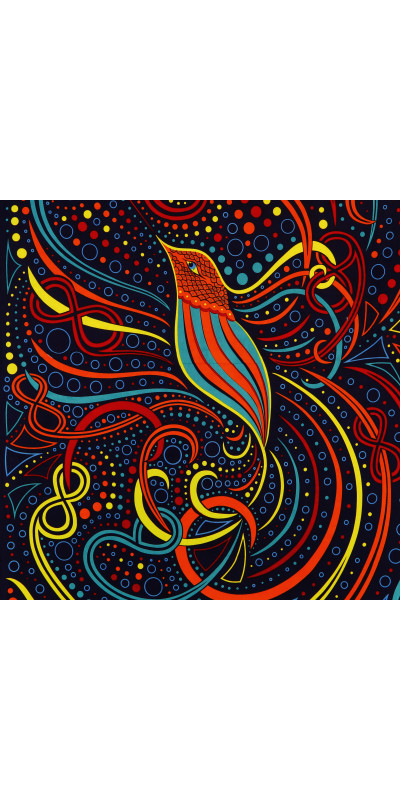 3D Hummingbird Tapestry - Art by Taylor Swope
