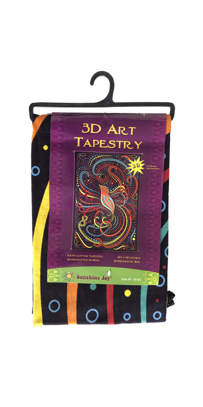 3D Hummingbird Tapestry - Art by Taylor Swope