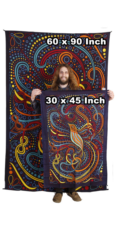 3D Hummingbird Tapestry - Art by Taylor Swope