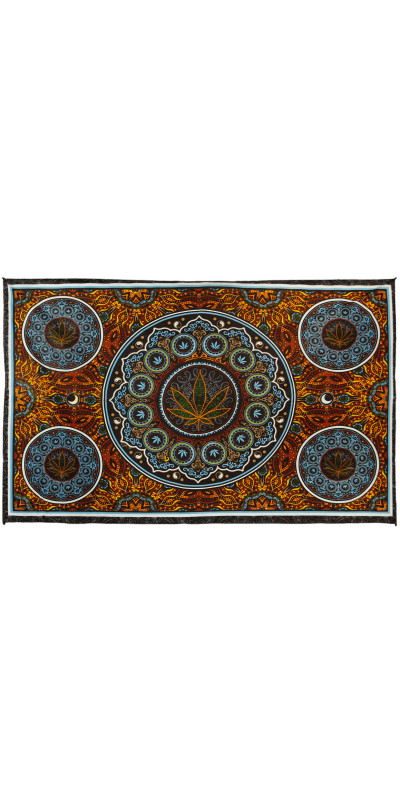 3D Leaf Mini Tapestry 30x45 - Artwork by Dan Morris