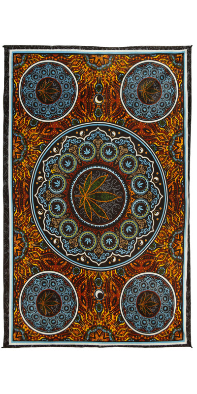 3D Leaf Mini Tapestry 30x45 - Artwork by Dan Morris