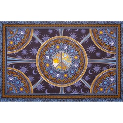 3D Peace Tapestry 60x90 - Art by Dan Morris 
