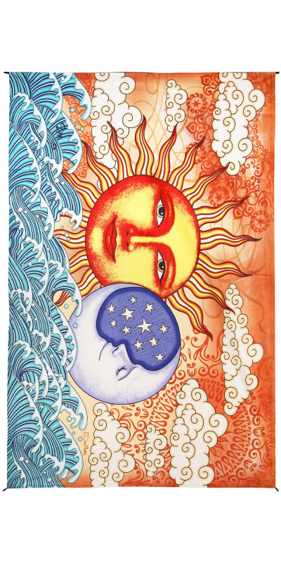 Sun & Moon Ocean Tapestry - Art by Dan Morris