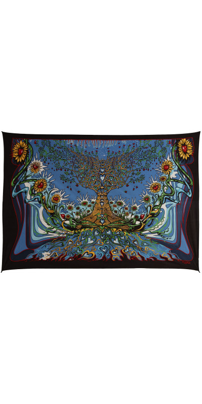 3D Heart Tree Tapestry - Art by Mike DuBois