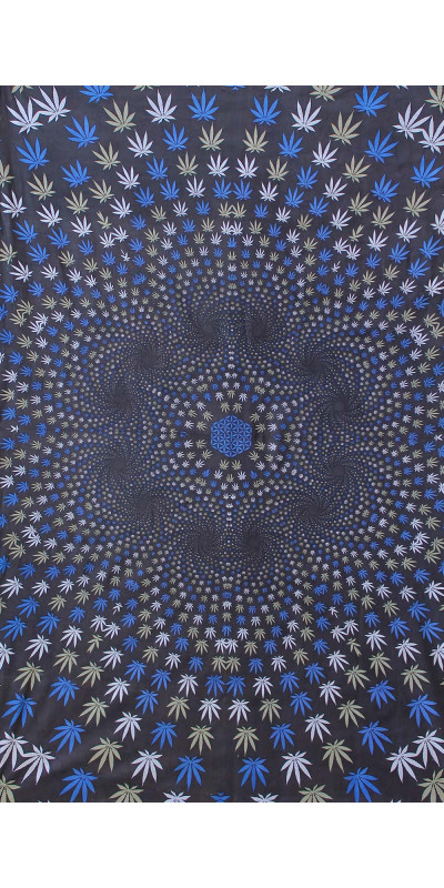 Dark Leaf Vortex Mini Tapestry 30x45 **SALE**