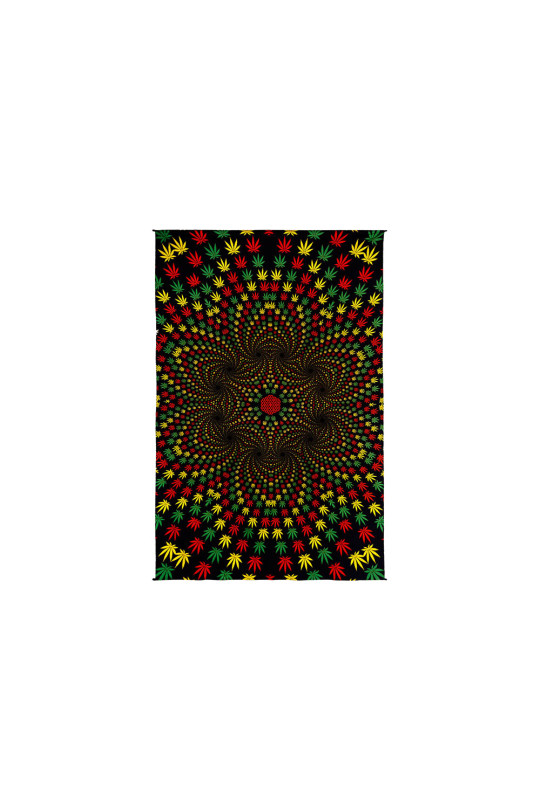 3D Leaf Vortex Mini Tapestry 30x45