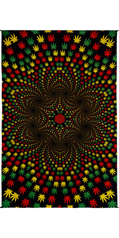 3D Leaf Vortex Mini Tapestry 30x45 **SALE**