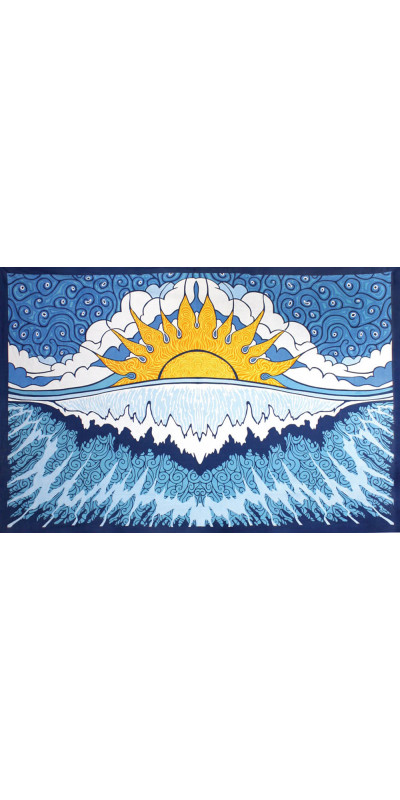 Sun Wave Tapestry - Art by Chris Pinkerton *SALE*