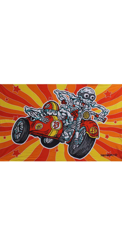 Side Car Mini Tapestry 30x45 - Artwork by Tony Reonegro