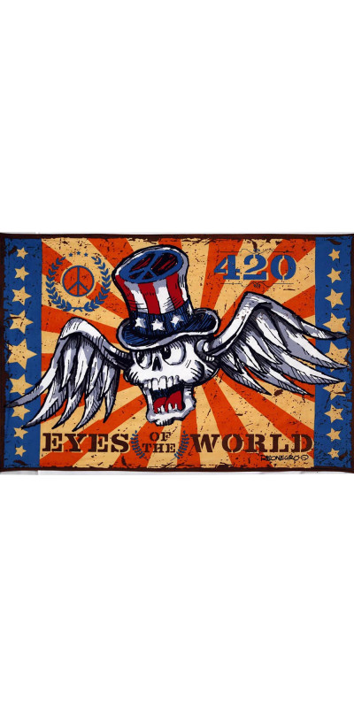 Eyes Of The World Mini Tapestry 30x45 - Artwork by Tony Reonegro