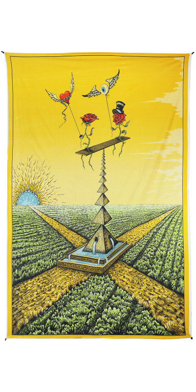 Crossroads Heady Art Print Tapestry 53x85 - Artwork by Mike DuBois