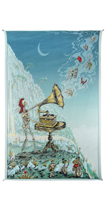 Let There Be Songs Heady Art Print Mini Tapestry 30x45 - Artwork by Mike DuBois  **TARIFF SURCHARGE**