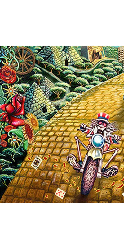 Grateful Dead Golden Road Heady Art Print Mini Tapestry 30x45 - Artwork by Mike DuBois **TARIFF SURCHARGE**