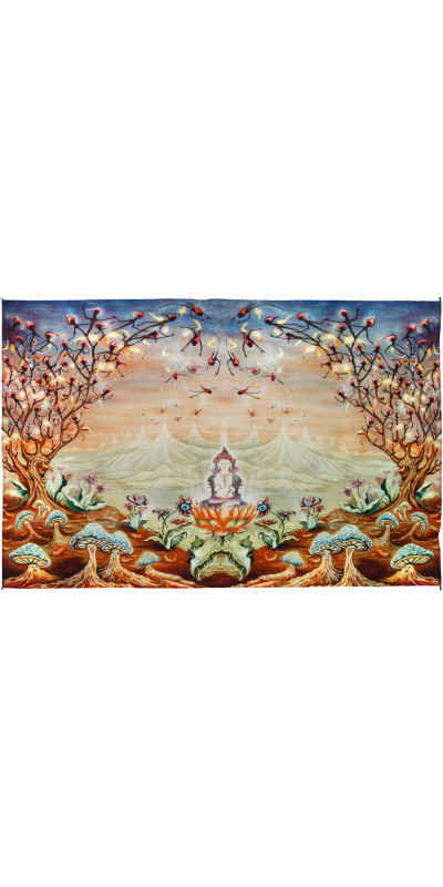 Enlightenment Heady Art Print Tapestry 53x85 - Artwork by Mike DuBois