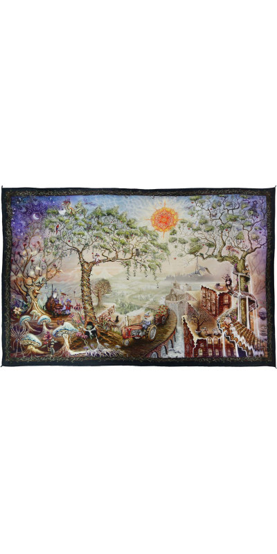 Sunshine Daydream Heady Art Print Tapestry 53x85 - Artwork by Mike DuBois