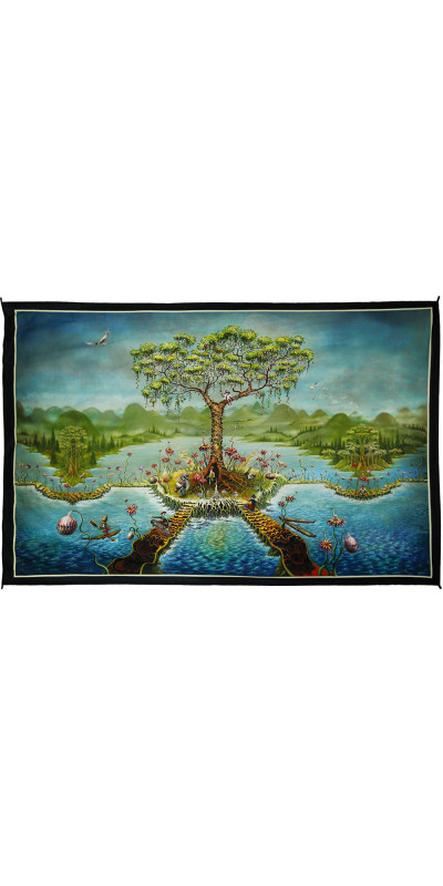 Mike Dubois Eyeland Heady Art Print Tapestry 53x85