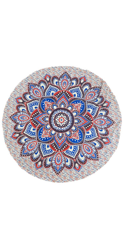 Wholesale Lot of 12 Assorted Round Tablecloth Tapestries 80"