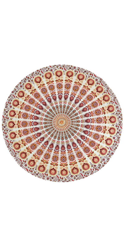 Wholesale Lot of 12 Assorted Round Tablecloth Tapestries 80"