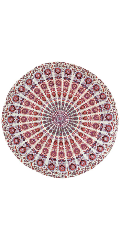 Wholesale Lot of 12 Assorted Round Tablecloth Tapestries 80"