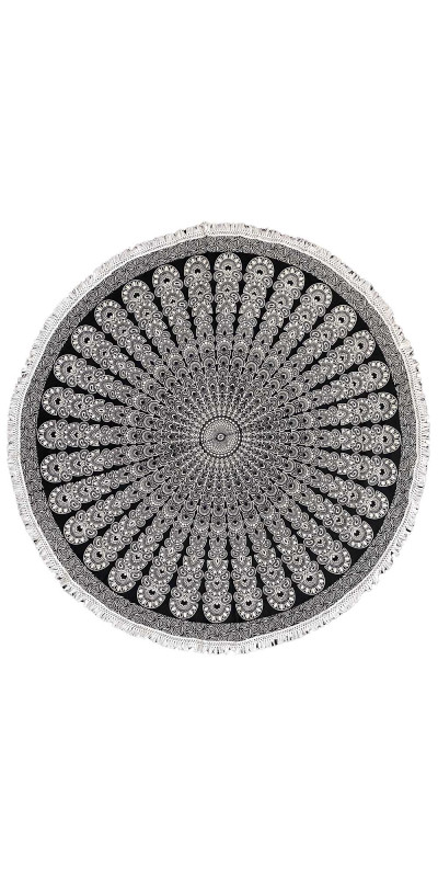 Wholesale Lot of 12 Assorted Round Tablecloth Tapestries 80"