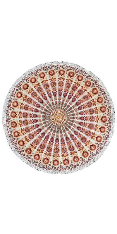 Wholesale Lot of 12 Assorted Round Tablecloth Tapestries 80"