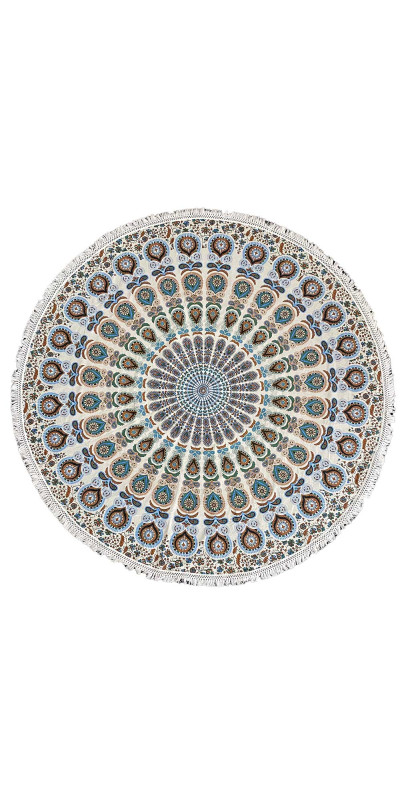 Wholesale Lot of 12 Assorted Round Tablecloth Tapestries 80"