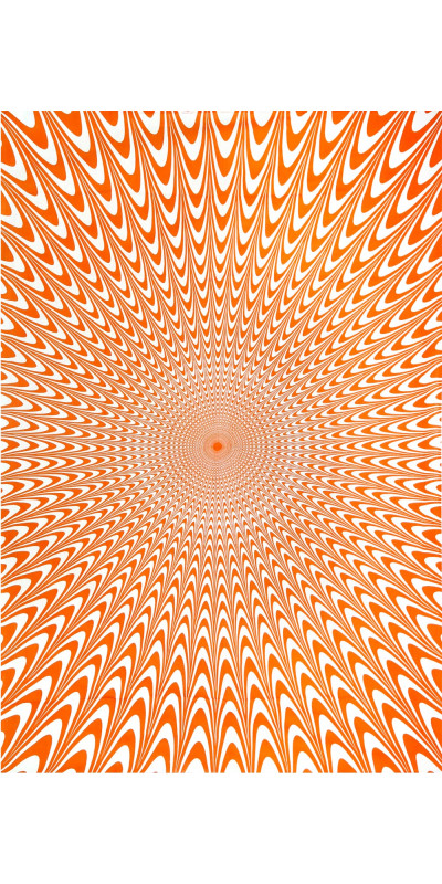 Zest For Life Electric Vibrations Tapestry 52x80" Orange