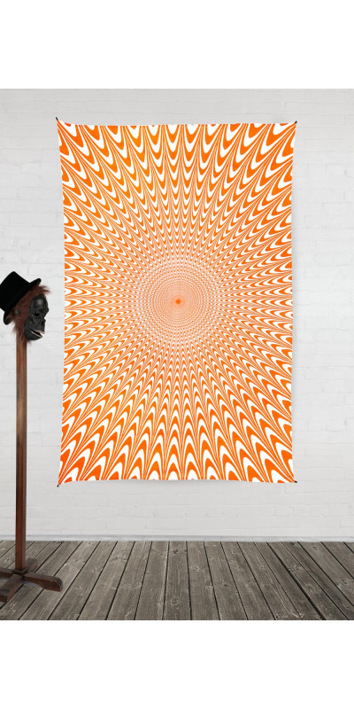 Zest For Life Electric Vibrations Tapestry 52x80" Orange