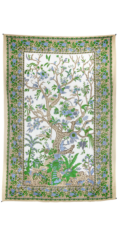 Zest For Life Tree Of Life Mini Tapestry 30x45" Tan