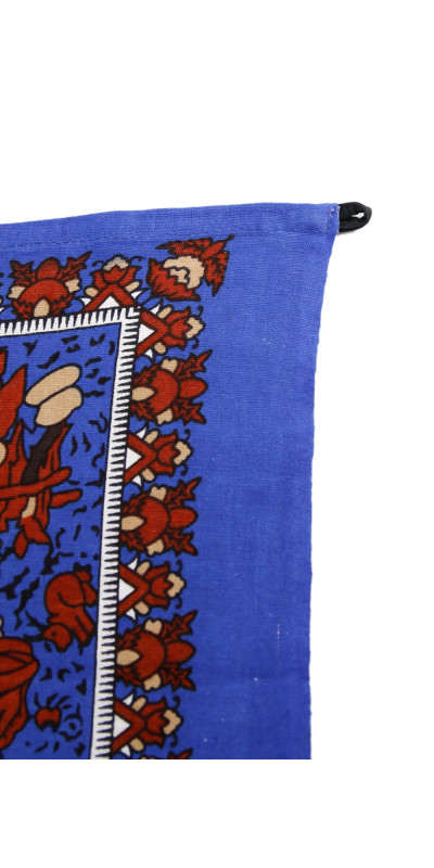 Zest For Life Tree Of Life Tapestry 52x80" Blue