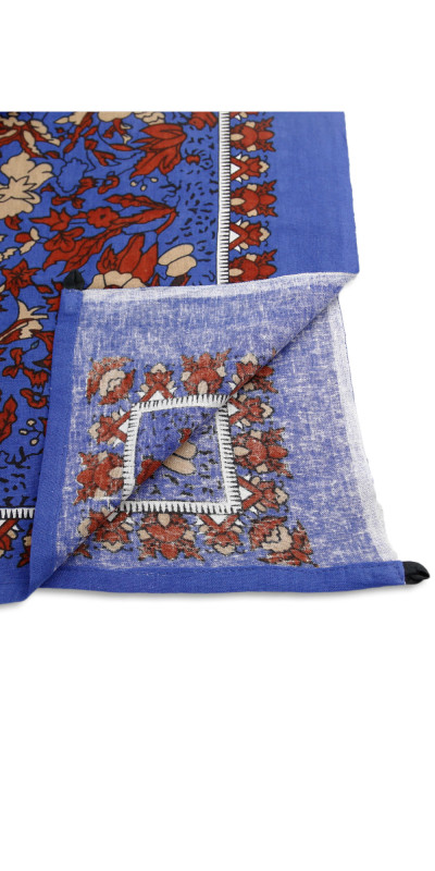 Zest For Life Tree Of Life Tapestry 52x80" Blue