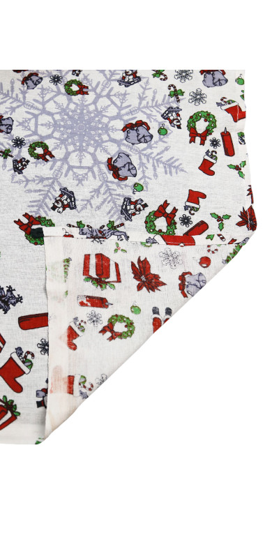 Zest For Life Christmas Mandala Tapestry 52x80" - Artwork by Dina June Toomey *CLEARANCE*