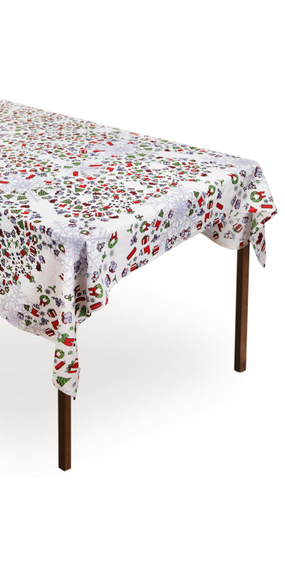 Zest For Life Christmas Mandala Tapestry 52x80" - Artwork by Dina June Toomey *CLEARANCE*