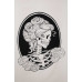 Zest For Life Skull & Roses Tapestry 52x80" 