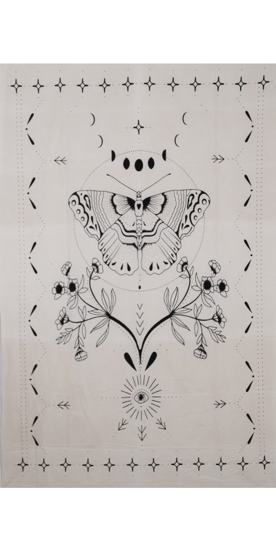 Zest For Life Butterfly Flower Tapestry 52x80"