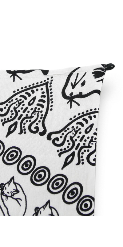 Zest For Life Cat Mandala Tapestry 52x80" - Artwork by Dina June Toomey