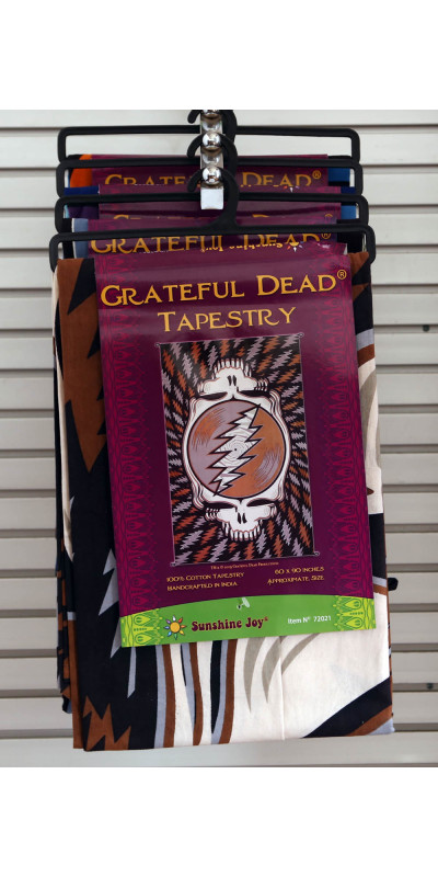 Grateful Dead Spin Your Face Tapestry Earthtones